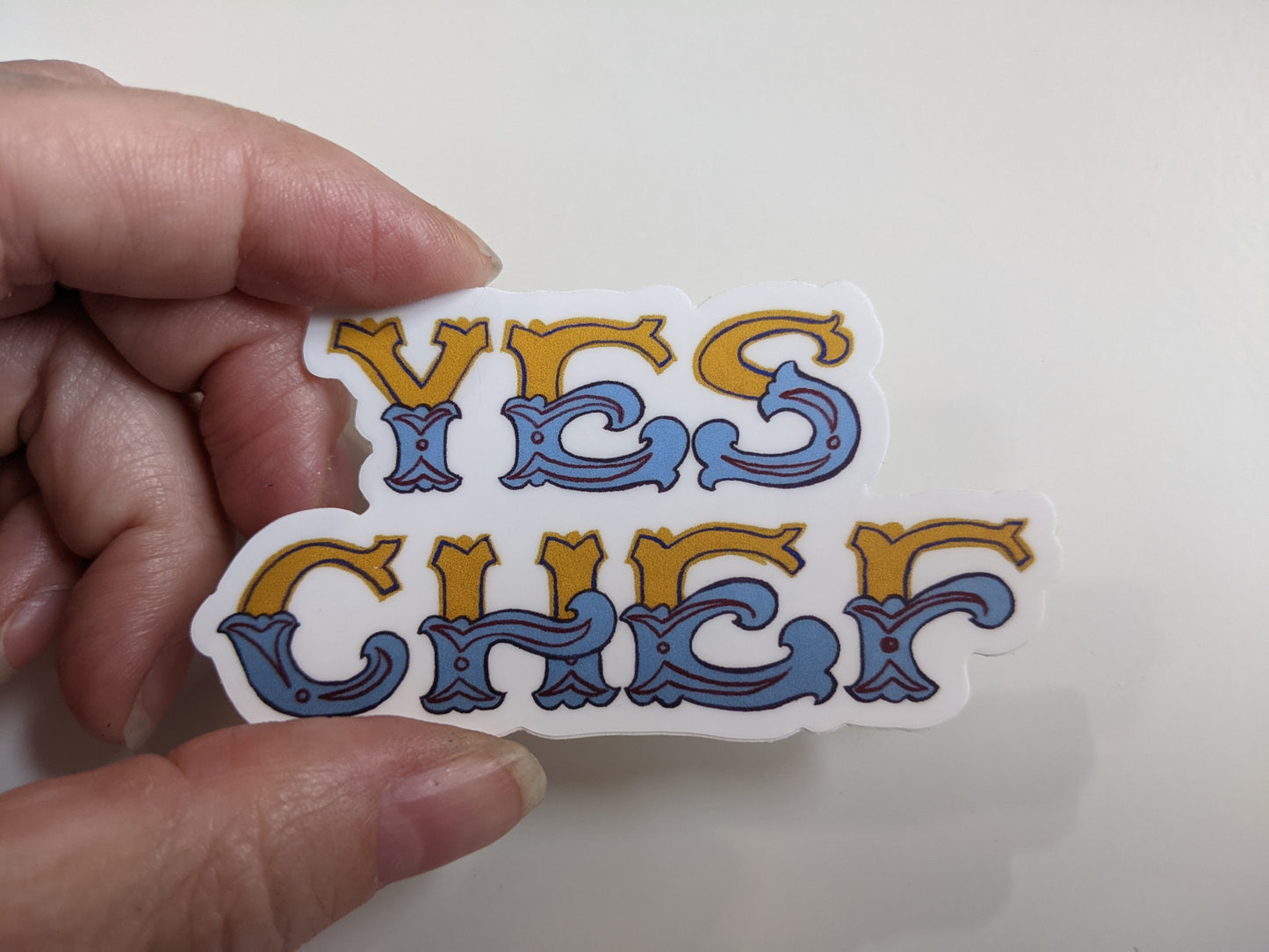 Yes chef sticker
